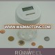 Plastic material transparent round jar shape automatic counting euro coin counter